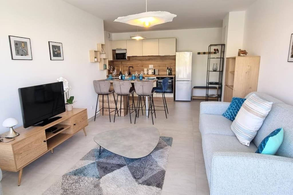 Le Segreto Deco Sur Les Quais 2 Parkings Prives Neuf Apartment Sete Bagian luar foto