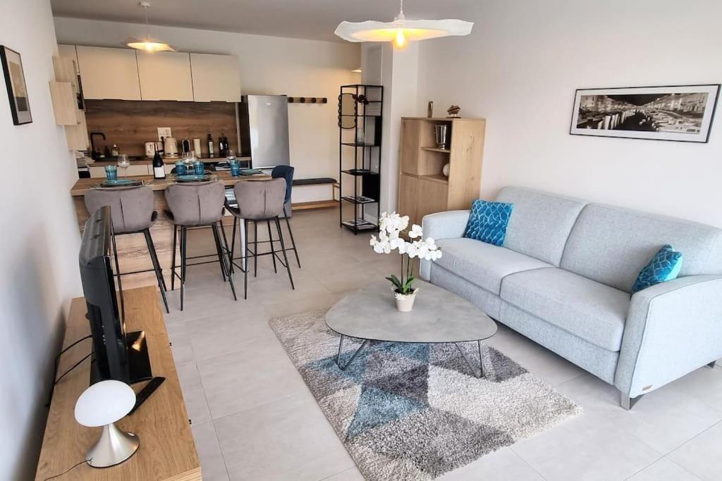 Le Segreto Deco Sur Les Quais 2 Parkings Prives Neuf Apartment Sete Bagian luar foto