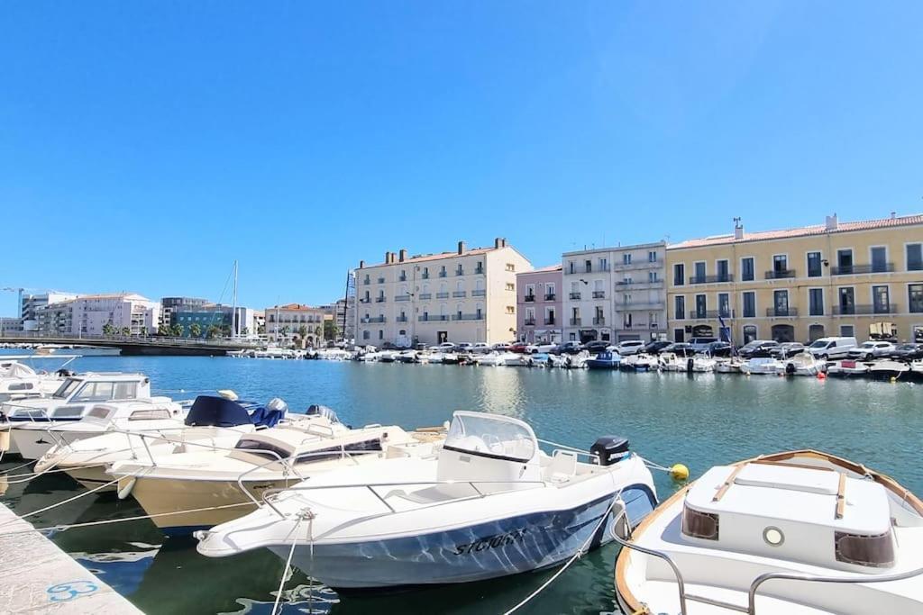 Le Segreto Deco Sur Les Quais 2 Parkings Prives Neuf Apartment Sete Bagian luar foto
